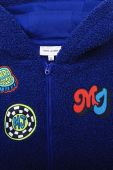 Дитяча кофта Marc Jacobs колір синій з капюшоном з аплікацією (3458268)
