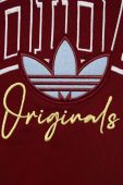Дитяча кофта adidas Originals колір бордовий з аплікацією