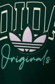 Дитяча кофта adidas Originals колір зелений з принтом (3359863)