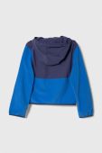Дитяча кофта The North Face GLACIER F/Z HOODED JACKET з капюшоном однотонна колір блакитний