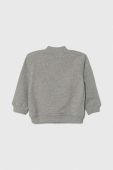 Дитяча бавовняна кофта United Colors of Benetton колір сірий з принтом (3390596)