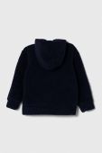 Дитяча кофта United Colors of Benetton колір синій з капюшоном однотонна (3461780)