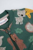 Кофта для немовлят Coccodrillo колір зелений візерунок