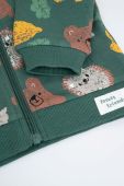 Кофта для немовлят Coccodrillo колір зелений візерунок