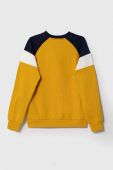 Дитяча кофта United Colors of Benetton колір жовтий з аплікацією