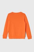 Дитяча бавовняна кофта Guess колір помаранчевий з принтом (3566875)