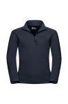 Дитяча кофта Jack Wolfskin TAUNUS HALFZIP колір синій однотонна