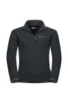Дитяча кофта Jack Wolfskin TAUNUS HALFZIP колір чорний однотонна (3389472)
