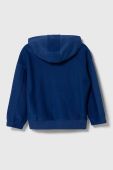 Дитяча кофта Emporio Armani з капюшоном однотонна колір блакитний