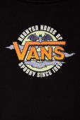 Дитяча кофта Vans VN000AK6BLK1 HAUNTED HOUSE OF VANS P колір чорний з капюшоном з принтом
