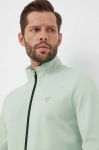 Кофта Guess чоловіча колір зелений однотонна (3334937)