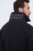 Кофта Guess чоловіча колір чорний однотонна (3461829)
