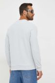 Кофта Guess чоловіча колір сірий з аплікацією (3379036)