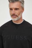Кофта Guess чоловіча колір чорний з аплікацією (3334991)