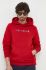 Кофта Tommy Hilfiger чоловіча колір червоний з капюшоном візерунок