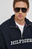 Кофта Tommy Hilfiger чоловіча колір синій з аплікацією (3259736)