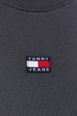 Бавовняна кофта Tommy Jeans чоловіча колір сірий однотонна