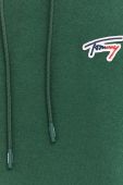 Кофта Tommy Jeans чоловіча колір зелений з капюшоном однотонна (3284013)