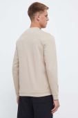 Кофта Boss Green BOSS GREEN чоловіча колір бежевий однотонна