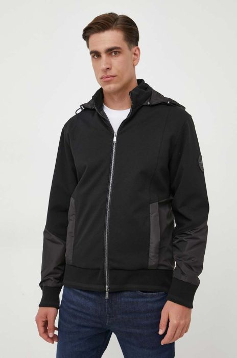 Куртка BOSS чоловіча колір чорний перехідна (3413958)