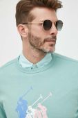 Кофта Polo Ralph Lauren чоловіча колір зелений з принтом (3259811)