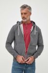 Кофта Pepe Jeans Mehmet чоловіча колір сірий з капюшоном з принтом