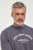 Бавовняна кофта Pepe Jeans Medley чоловіча колір сірий з принтом
