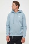 Кофта Alpha Industries чоловіча з капюшоном однотонна колір блакитний