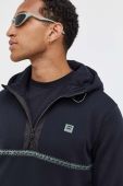Кофта Billabong чоловіча колір чорний з капюшоном однотонна