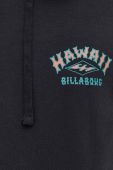 Кофта Billabong чоловіча колір чорний з капюшоном з принтом (3445462)
