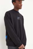 Кофта Karl Lagerfeld Jeans чоловіча колір чорний з принтом (3351302)