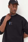 Кофта Karl Lagerfeld Jeans чоловіча колір чорний з принтом (3351302)