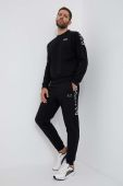 Кофта EA7 Emporio Armani чоловіча колір чорний з принтом (3309838)