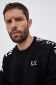 Кофта EA7 Emporio Armani чоловіча колір чорний з принтом (3309838)