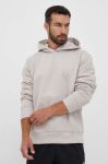 Кофта adidas Originals чоловіча колір бежевий з капюшоном однотонна (3359912)