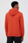 Кофта adidas Originals чоловіча колір помаранчевий з капюшоном однотонна