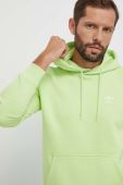 Кофта adidas Originals чоловіча колір зелений з капюшоном однотонна (3609227)