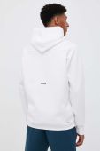 Кофта adidas Z.N.E чоловіча колір білий з капюшоном однотонна