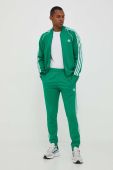 Кофта adidas Originals чоловіча колір зелений з аплікацією