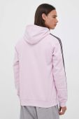 Кофта adidas Originals чоловіча колір рожевий з капюшоном з аплікацією