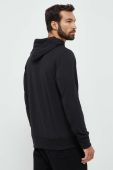 Кофта adidas чоловіча колір чорний з капюшоном з принтом (3532807)