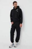 Кофта adidas чоловіча колір чорний з капюшоном з аплікацією (3321877)