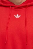 Кофта adidas Originals чоловіча колір червоний з капюшоном візерунок