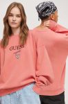 Кофта Guess Originals чоловіча колір помаранчевий з аплікацією