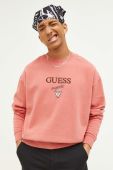 Кофта Guess Originals чоловіча колір помаранчевий з аплікацією