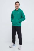 Кофта Fila чоловіча колір зелений з капюшоном однотонна (3470342)