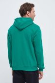 Кофта Fila чоловіча колір зелений з капюшоном однотонна (3470342)