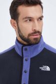 Кофта The North Face чоловіча колір фіолетовий з аплікацією
