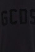 Бавовняна кофта GCDS чоловіча колір чорний з аплікацією