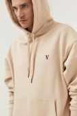 Кофта Vertere Berlin чоловіча колір бежевий з капюшоном з принтом (3321890)